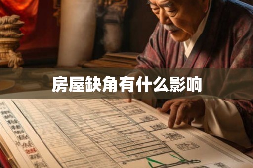 房屋缺角有什么影响