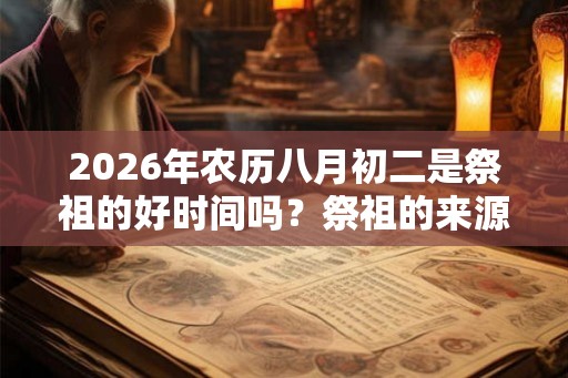 2026年农历八月初二是祭祖的好时间吗？祭祖的来源是什么？