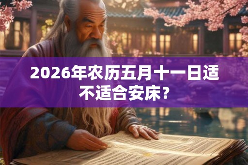 2026年农历五月十一日适不适合安床？