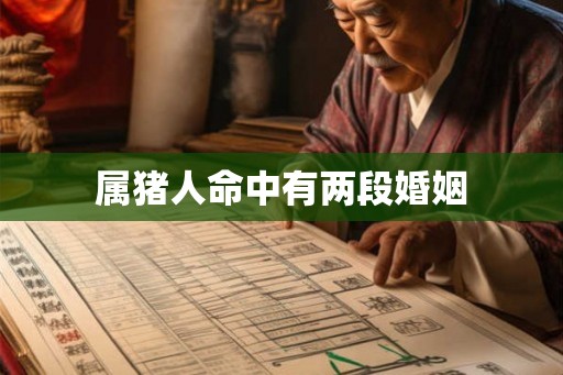 属猪人命中有两段婚姻