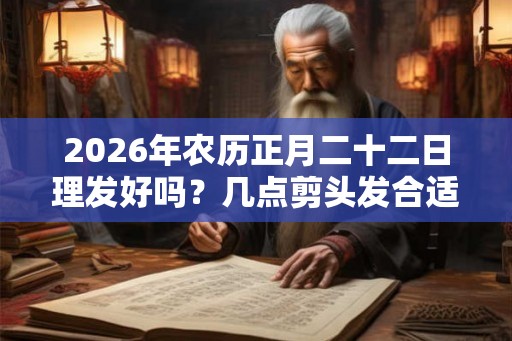 2026年农历正月二十二日理发好吗?几点剪头发合适 2026年农历正月二十二日理发好吗?几点剪头发合适