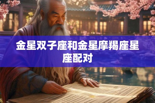 金星双子座和金星摩羯座星座配对