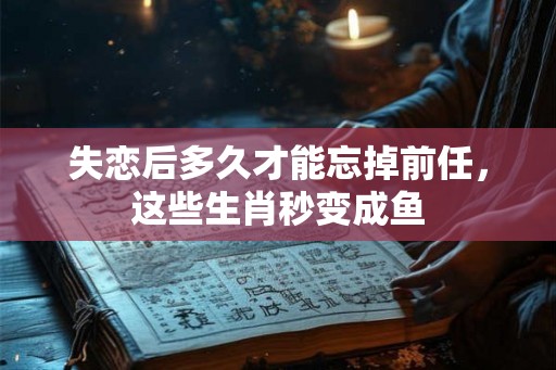 失恋后多久才能忘掉前任，这些生肖秒变成鱼