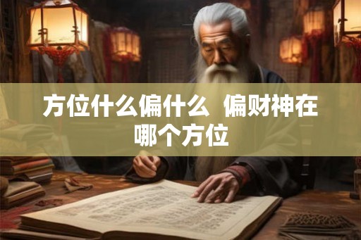 方位什么偏什么 偏财神在哪个方位 方位什么偏什么 偏财神在哪个方位