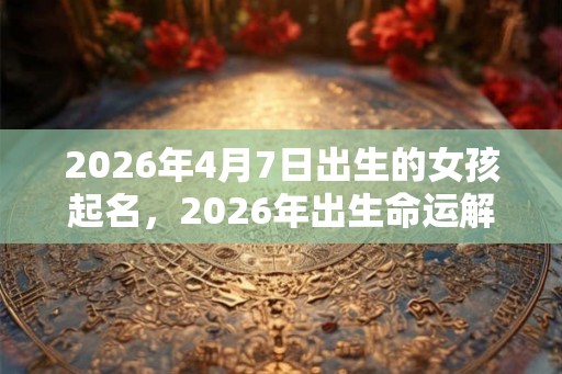 2026年4月7日出生的女孩起名，2026年出生命运解析