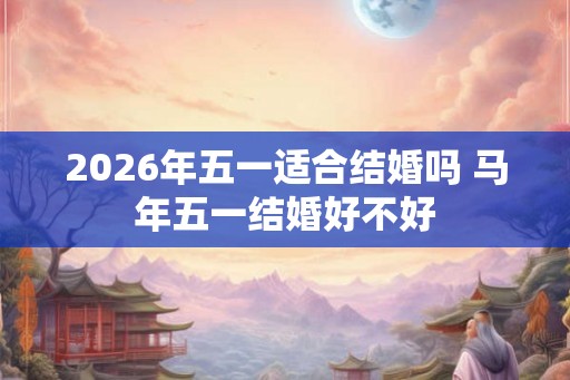 2026年五一适合结婚吗 马年五一结婚好不好