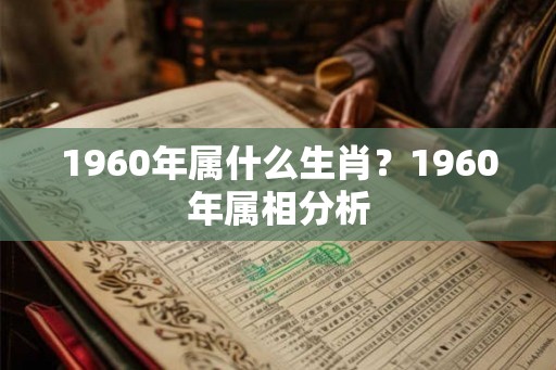 1960年属什么生肖？1960年属相分析