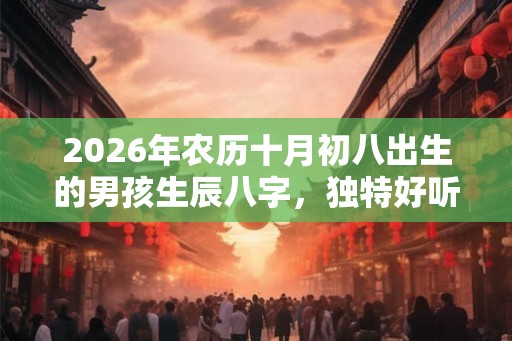 2026年农历十月初八出生的男孩生辰八字,独特好听的名字 2026年农历十月初八出生的男孩生辰八字,独特好听的名字