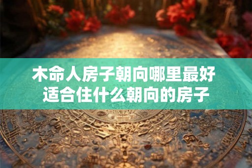 木命人房子朝向哪里最好 适合住什么朝向的房子