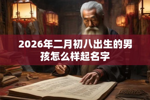 2026年二月初八出生的男孩怎么样起名字