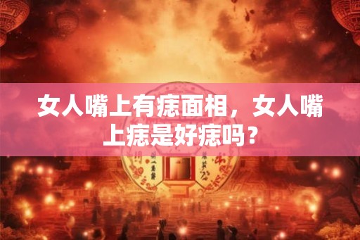 女人嘴上有痣面相，女人嘴上痣是好痣吗？