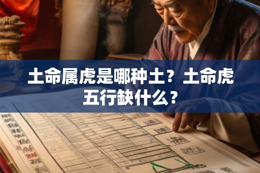 土命属虎是哪种土？土命虎五行缺什么？