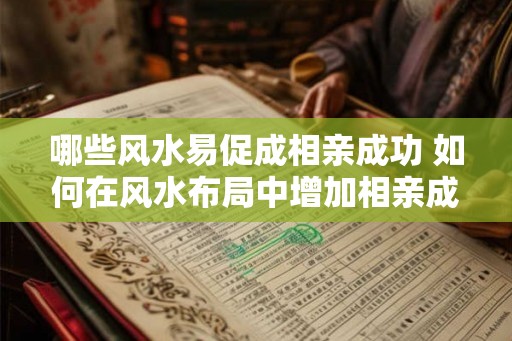 哪些风水易促成相亲成功 如何在风水布局中增加相亲成功率