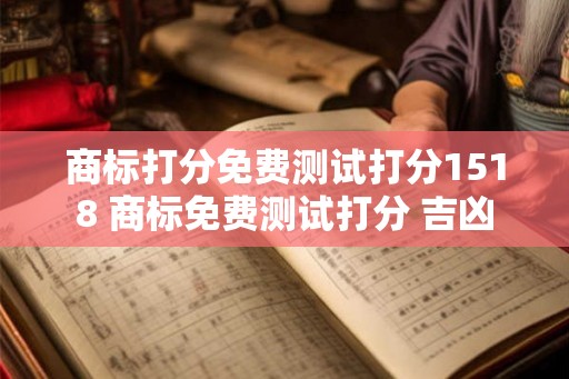 商标打分免费测试打分1518 商标免费测试打分 吉凶 商标打分免费测试打分1518 商标免费测试打分 吉凶