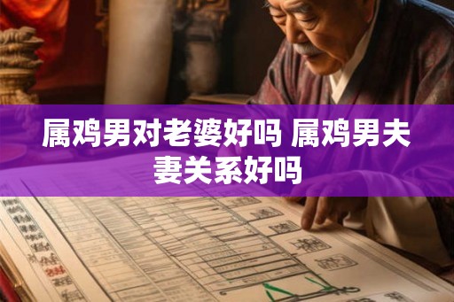属鸡男对老婆好吗 属鸡男夫妻关系好吗 属鸡男对老婆好吗 属鸡男夫妻关系好吗