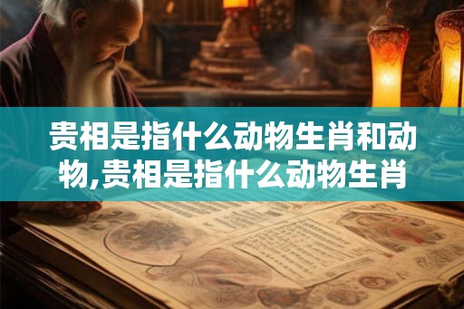 贵相是指什么动物生肖和动物,贵相是指什么动物生肖和动物生肖