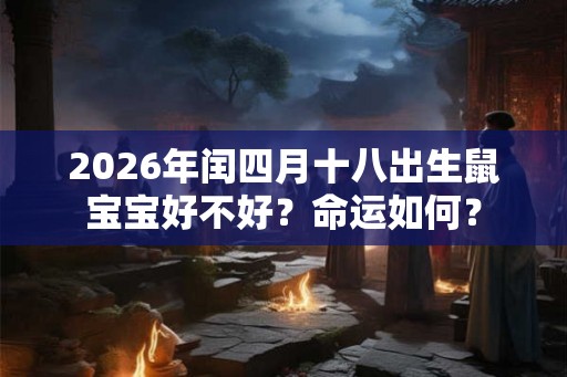 2026年闰四月十八出生鼠宝宝好不好?命运如何? 2026年闰四月十八出生鼠宝宝好不好?命运如何?