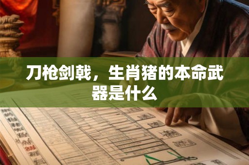 刀枪剑戟，生肖猪的本命武器是什么