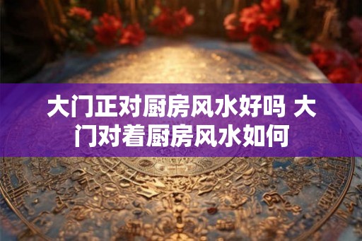 大门正对厨房风水好吗 大门对着厨房风水如何 大门正对厨房风水好吗 大门对着厨房风水如何
