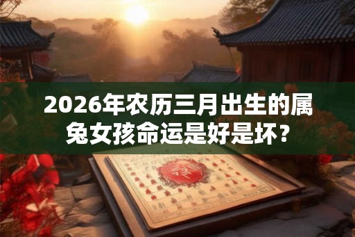 2026年农历三月出生的属兔女孩命运是好是坏？