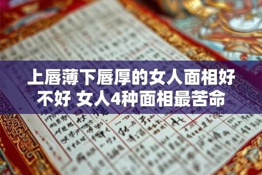 上唇薄下唇厚的女人面相好不好 女人4种面相最苦命