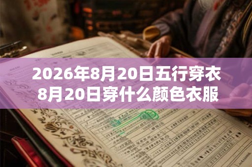 2026年8月20日五行穿衣 8月20日穿什么颜色衣服 2026年8月20日五行穿衣 8月20日穿什么颜色衣服