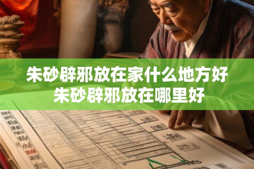 朱砂辟邪放在家什么地方好 朱砂辟邪放在哪里好 朱砂辟邪放在家什么地方好 朱砂辟邪放在哪里好
