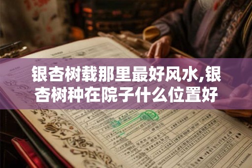 银杏树载那里最好风水,银杏树种在院子什么位置好