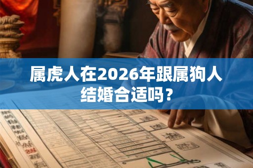 属虎人在2026年跟属狗人结婚合适吗？