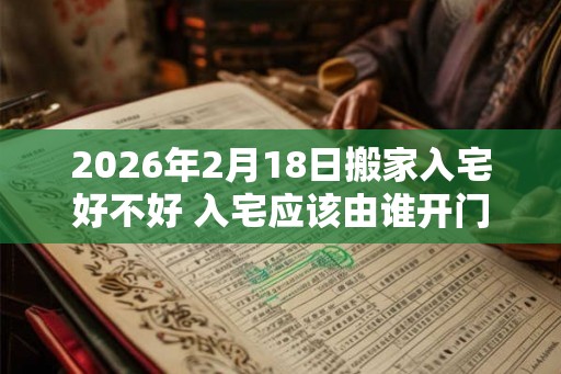 2026年2月18日搬家入宅好不好 入宅应该由谁开门