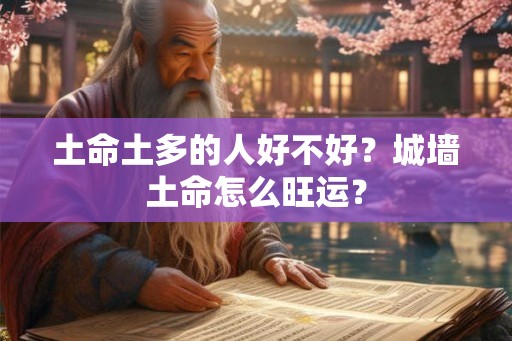 土命土多的人好不好？城墙土命怎么旺运？