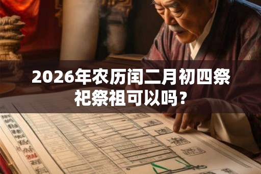 2026年农历闰二月初四祭祀祭祖可以吗? 2026年农历闰二月初四祭祀祭祖可以吗?
