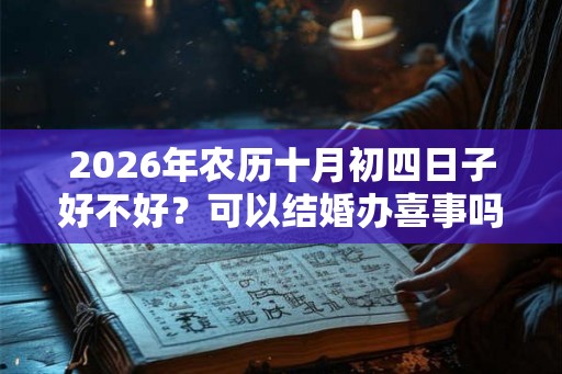 2026年农历十月初四日子好不好？可以结婚办喜事吗？