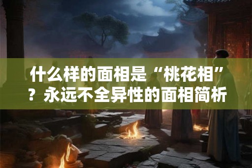 什么样的面相是“桃花相”？永远不全异性的面相简析！