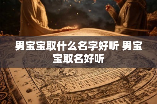 男宝宝取什么名字好听 男宝宝取名好听