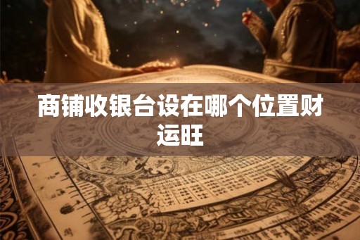 商铺收银台设在哪个位置财运旺