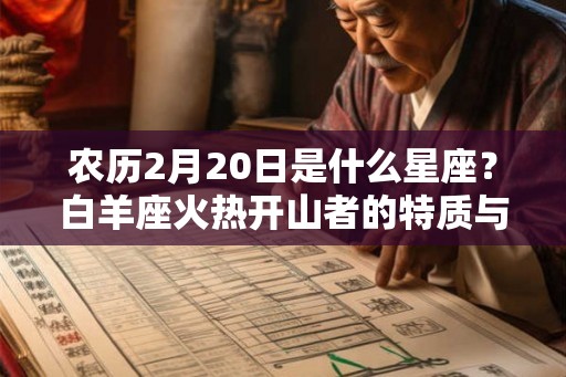 农历2月20日是什么星座？白羊座火热开山者的特质与缺点揭秘