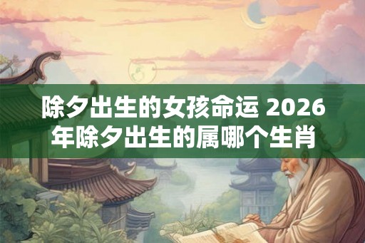 除夕出生的女孩命运 2026年除夕出生的属哪个生肖