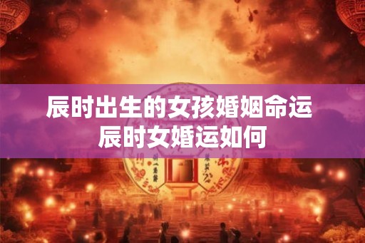 辰时出生的女孩婚姻命运 辰时女婚运如何