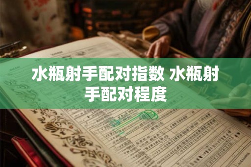 水瓶射手配对指数 水瓶射手配对程度