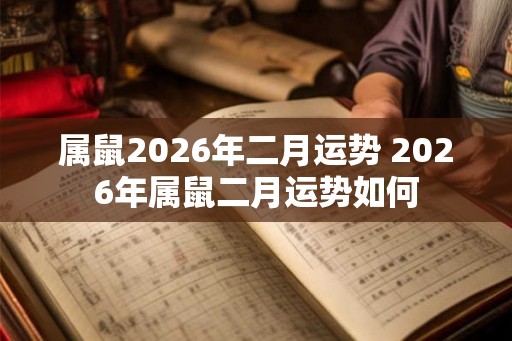 属鼠2026年二月运势 2026年属鼠二月运势如何
