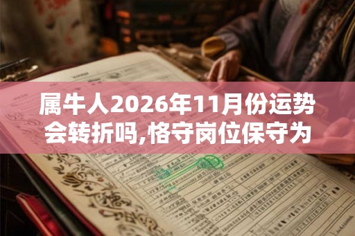 属牛人2026年11月份运势会转折吗,恪守岗位保守为上 属牛人2026年11月份运势会转折吗,恪守岗位保守为上
