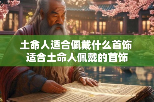土命人适合佩戴什么首饰 适合土命人佩戴的首饰