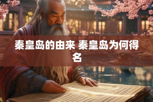 秦皇岛的由来 秦皇岛为何得名