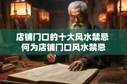 店铺门口的十大风水禁忌 何为店铺门口风水禁忌
