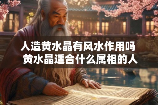 人造黄水晶有风水作用吗  黄水晶适合什么属相的人