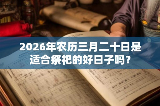2026年农历三月二十日是适合祭祀的好日子吗？