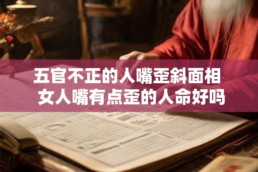 五官不正的人嘴歪斜面相  女人嘴有点歪的人命好吗