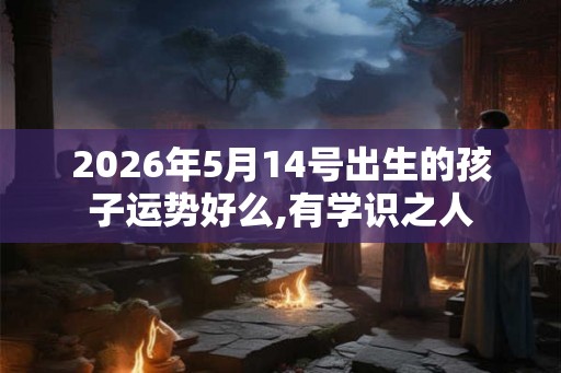 2026年5月14号出生的孩子运势好么,有学识之人