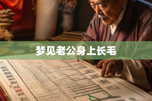 梦见老公身上长毛
